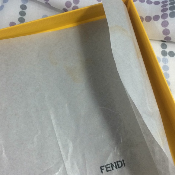 NEW Fendi print wrap handkerchief with box - - Picture 7 of 8